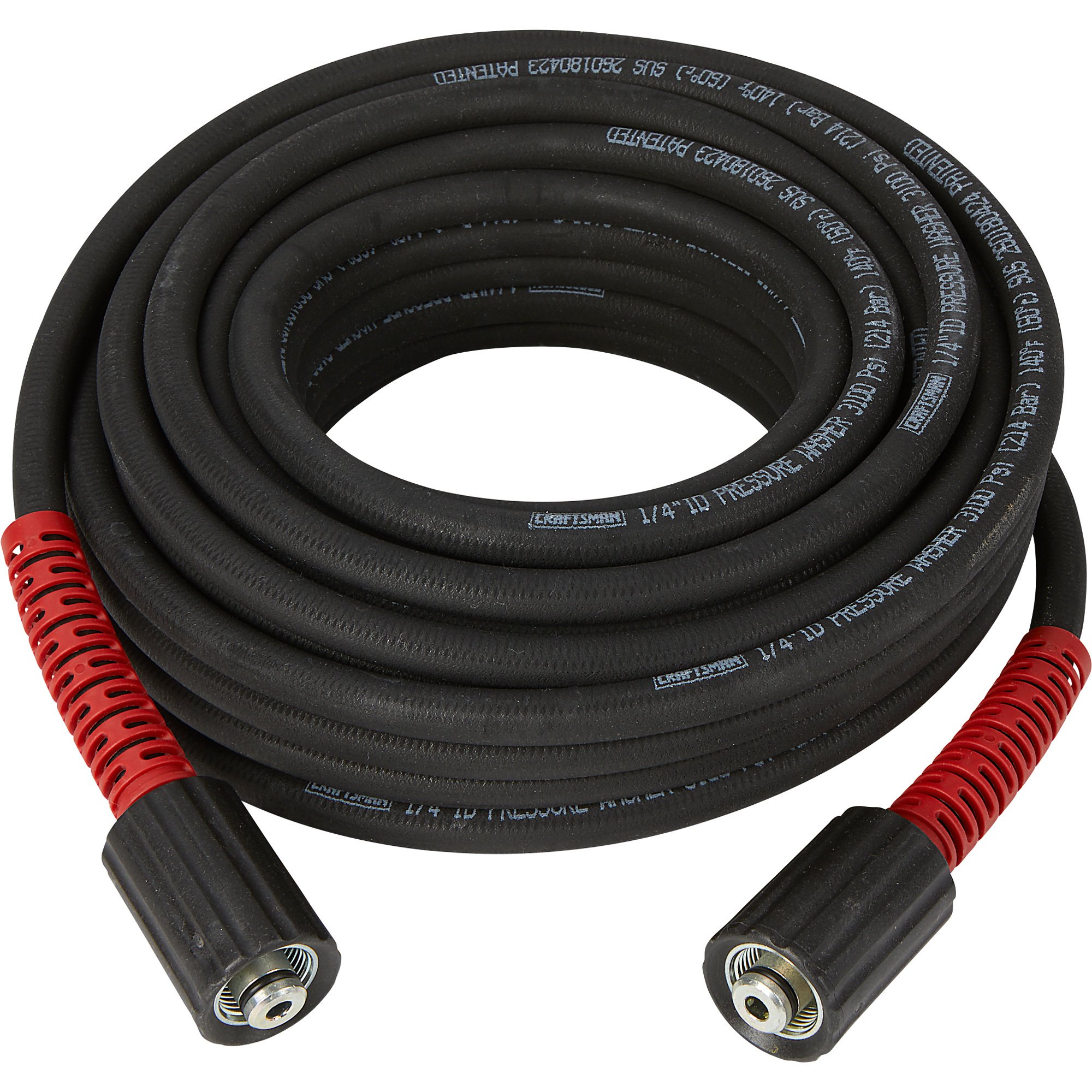 Craftsman Pressure Washer Hose — 3000 PSI, 50ft. x 1/4in., Model# 009847